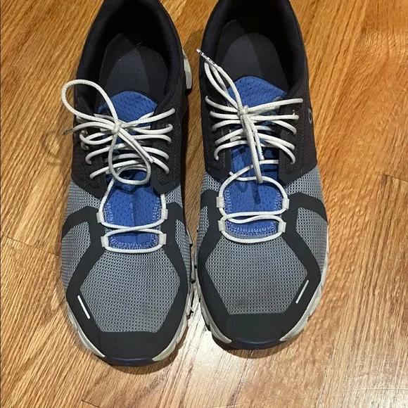 On Running Men's Black and Blue Athletic Shoes - Picture 3 of 5